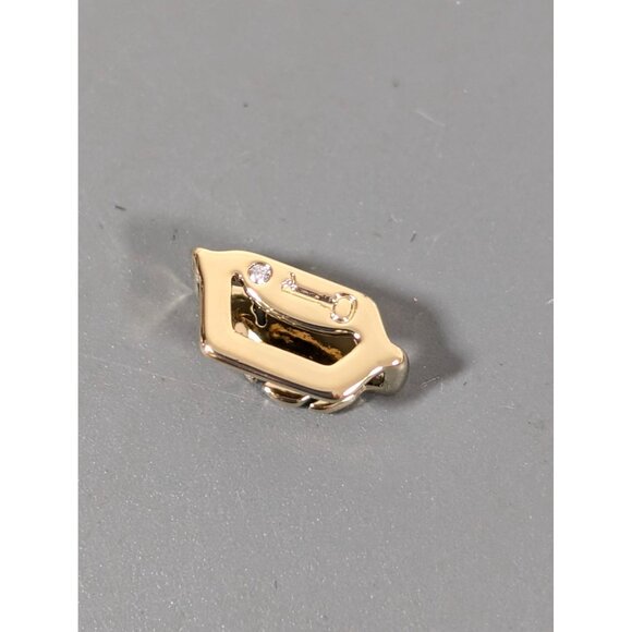 Keep Collective Leaf Feather Gold Tone Slide Charm NEW - Picture 3 of 5